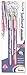 Pentel Arts Sunburst Metallic Gel Pen, Medium Line, Permanent, Violet & Pink Ink 2 Pack Carded (K908MBP2VP)
