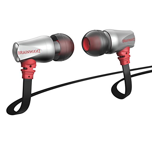BRAINWAVZ S3 Noise Isolating in-Ear Headphones | Earbuds | Earphones with Remote and Microphone
