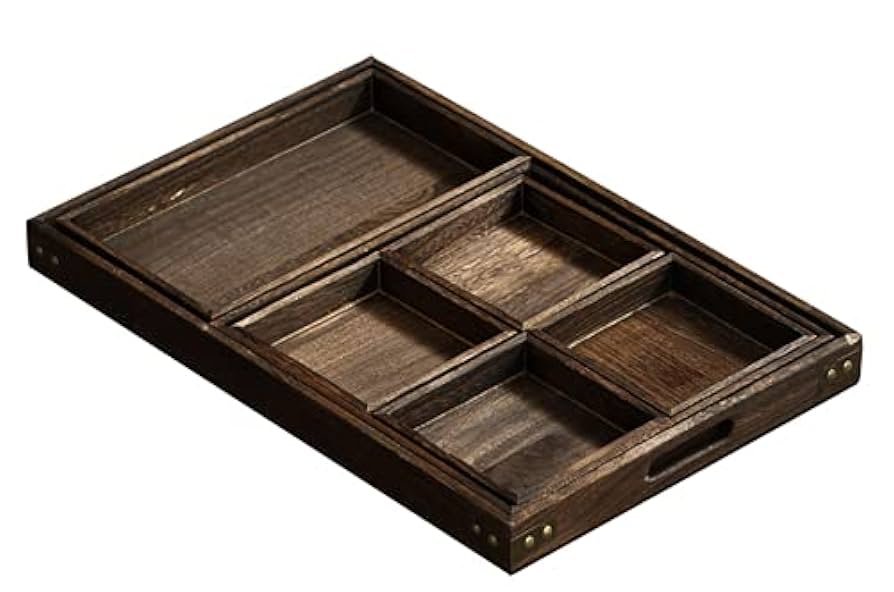 7 トレイ 楽天市場】トレー7個セット木製トレイ お盆 ティー