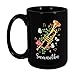 Trumpet Mug, Personalized Trumpet Musical Instruments Black Coffee Mug 11oz 15oz, Trumpet Player Cup Gift, Trumpet Gifts For Musician, Trumpets Coffee Cup, Custom Trumpet Ceramic Mug With Name