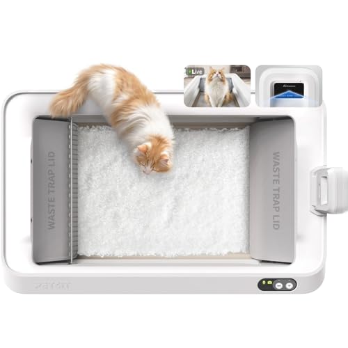PETKIT Purobot Crystal Duo Selbstreinigende Katzentoilette mit Kamera, AI-Gesundheitsüberwachung, Geruchskontrolle, Offenes Design für große Katzen, Bis zu 30 Tage ohne Reinigung PETKIT Purobot Crystal Duo Selbstreinigende Katzentoilette mit Kamera, AI-Gesundheitsüberwachung, Geruchskontrolle, Offenes Design für große Katzen, Bis zu 30 Tage ohne Reinigung