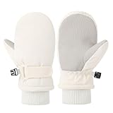 【Paume Antidérapante】Cuir PU durable sur la paume et les doigts, cette mitaine d'hiver pour filles peut fournir une adhérence supplémentaire pour s'assurer que votre enfant peut facilement attraper les skis, donnant à votre bébé un sentiment de sécurité complet.