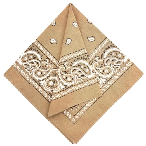 image for MDSTYLE 100% Cotton Bandana for Men & Women 22