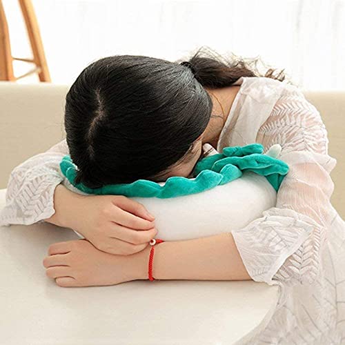 Luckstar Dragon Neck Pillow Anime Cute U-Shaped Pillow - Soft Small White Dragon Cartoon Anime Neck Pillow Plush Toy (White) #TOP4