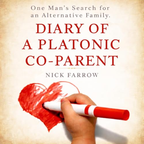 Diseño de la portada del título Diary of a Platonic Co-Parent