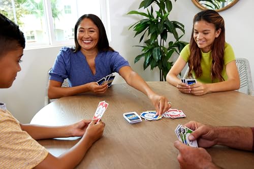 DOS Zweite Edition Familienkartenspiel mit neuen Regeln für Kinder und Erwachsene, ideal für Spieleabende, Reisen, Camping und Partys, UNO-Karten, HNN01 – Bild 3