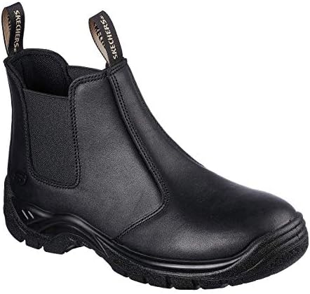 skechers slip on work boots