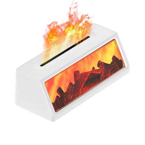 Ultrasonic Aromatherapy Humidifier - Retro Fireplace Design Fog Diffuser, Night Light Bedside | Moist Air Enhancer For Living Room Bedroom Kids Bathroom Table Shelf Cabinet Home Comfort Decor - Image 6