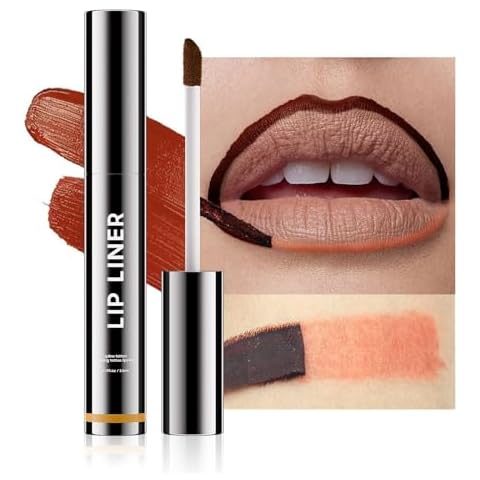 Ihrlpxkc Lip Liner Lip Stain - Peel Off Lip Tint Tattoo, Long-Lasting Moisturizing Lip Stain, Waterproof Nourishing Lip Liner with Matte Finish, Create A Charming Vibrant Lip Color Cover