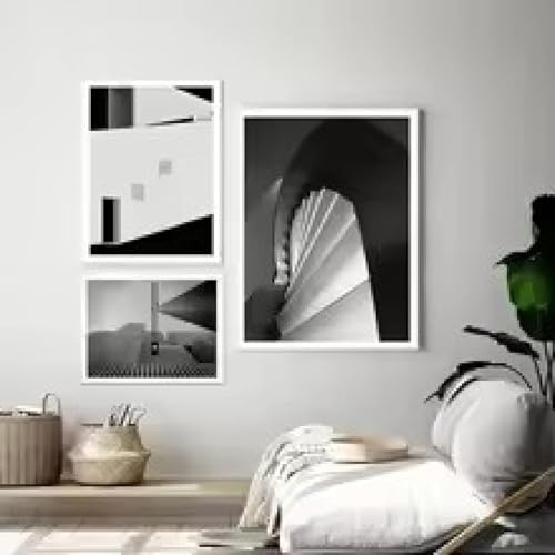 Peintures sur toile architecture rétro 60x90 cm avec cadre