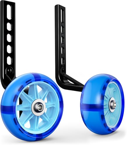 Image of Bike Training Wheels for Kids Bike, High-Strength Arm, Light-up