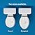 Brondell Swash Electric Bidet Toilet Seat With Oscillating Nozzle, Warm Air Dryer, Night Light, Remote Control - Elongated, White