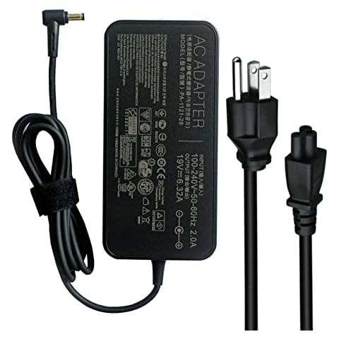 New 19V 6.32A 120W PA-1121-28 A15-120P1A AC Charger for Asus ROG GL551J GL552VW GL553V GL752VW GL753VE N550JK N550JX ZX53VW FX53VD G56JK N56JR Laptop Adapter Power Supply Cover