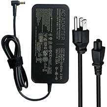 شاحن تيار متردد 19 فولت 6.32 أمبير 120 واط متوافق مع Asus ROG GL551J GL552VW GL553V GL752VW GL753VE N550JK N550JX ZX53VW FX53VD G56JK N56JR PA-1121-28 A15-120P1A محول طاقة الكمبيوتر المحمول