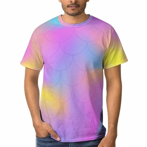 Tee Shirt Manches Courtes Homme Écailles de Couleur : Ne Choisissez Plus Entre Style et Confort