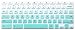 Silicone Keyboard Cover Skin Compatible for 11.6 inch Samsung Chromebook 3 XE500C13 XE501C13, 11.6" Samsung Chromebook 2 XE500C12, 12.2 inch Samsung Chromebook Plus V2 2-in-1 XE520QAB Ombre Mint Green