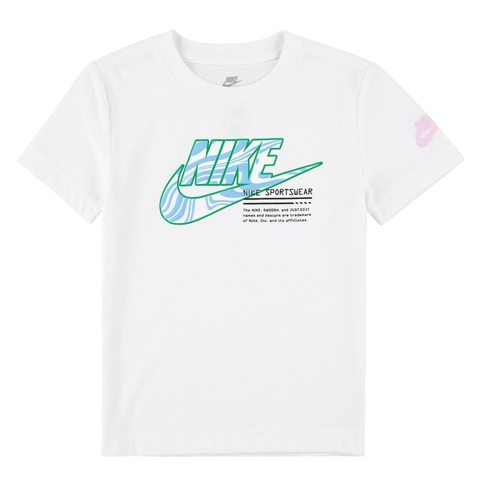 NikeBoys Futura Micro Text Tee T-Shirt