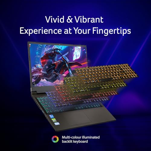 Image of acer Aspire 7, Intel Core 7-240H Processor, NVIDIA GeForce RTX 4050 6GB GDDR6,16 GB, 512GB, Full HD, 15.6 inch /39.62 cm, Windows 11 Home, Flame Black, 1.99kg, A715-79G, Backlit Keyboard, Gaming Laptop