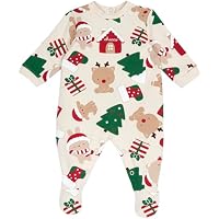 Chicco, Pijama Navidad de Bebé para Niño y Niña de Suave Tejido,