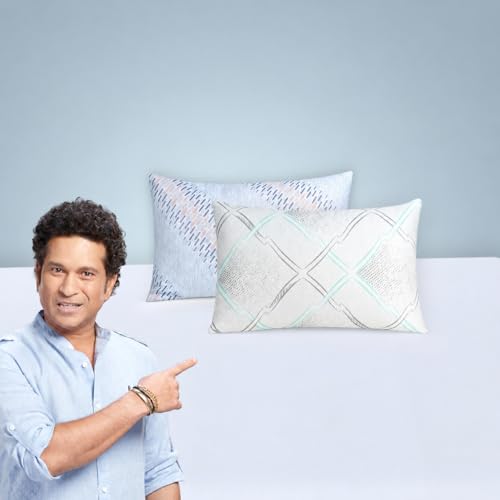 Image of Livpure Smart Cloud Original Microfiber Sleeping Pillow | Extra Soft Bed Pillow | Neck Support | Hypoallergenic & Breathable Plush | Fiber Filled Cushion | Multicolor | King Size | 24x16x4 | Pack of 2