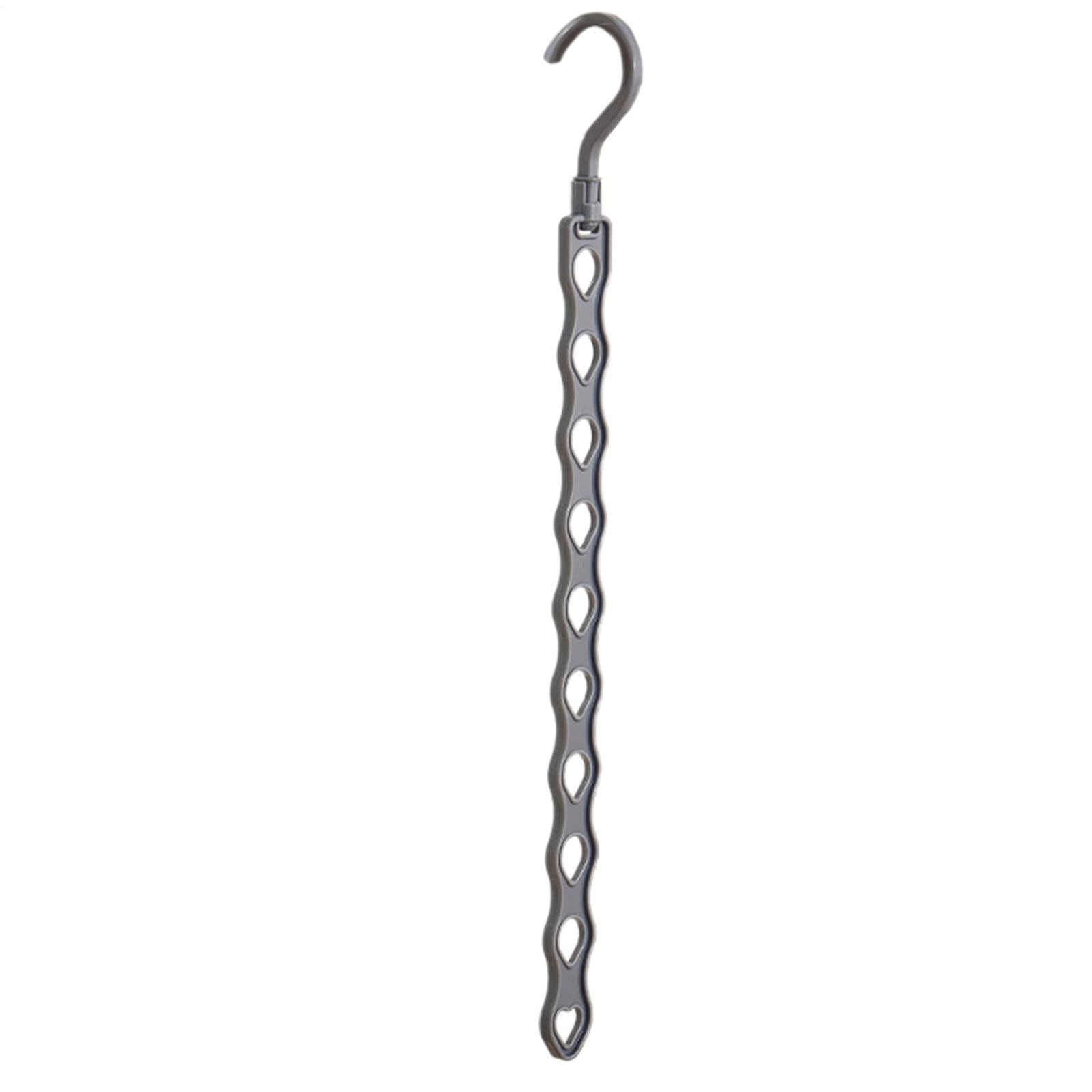 PP Clothes Hanger Organizer Space Saving Cascading Hangers with 9 Holes, Heavy Duty Vertical Closet Storage Shirt Hanger Trouser Hange