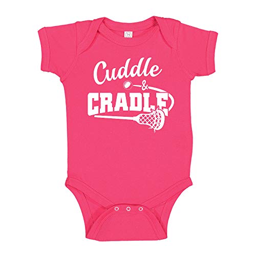 Lacrosse Baby Bodysuit One Piece or Toddler T-Shirt Cuddle and Cradle