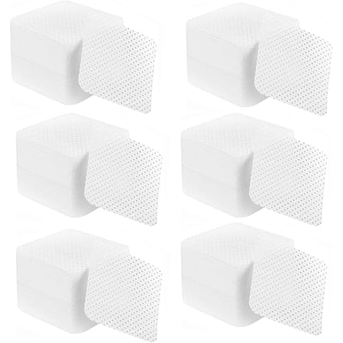 300 Pcs Lint Free Wipes - Nail Art Remover Wipes, Nail Polish Wipe Pads, Absorbent Nail Art Acrylic Gel Cleaning Pads for Nail, Eyelash, Lip, Screen (White)