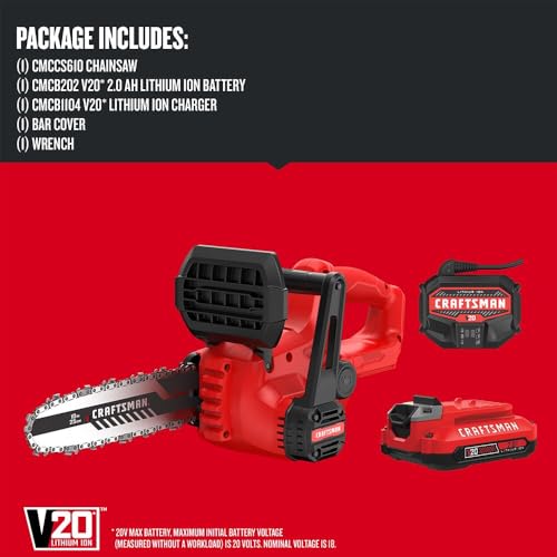 CRAFTSMAN 10-Inch Cordless Chainsaw