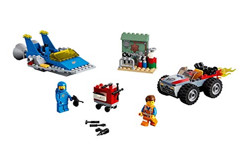 LEGO The Movie 2 Emmet and Benny's 'Build and Fix' Workshop; 70821 Action Car and Spaceship Play Transportation Building Kit for Kids (117 Pieces) - Image 3