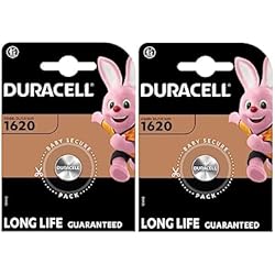 Pila Boton Cr1620 2X Duracell 1620 (2 blísteres de 1 batería) 2 pilas (CR1620)