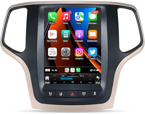 𝟒𝐂𝐨𝐫𝐞+𝟔𝟒𝐆𝐁（Online upgrade OTA system）Car Radio for Jeep Grand Cherokee WK