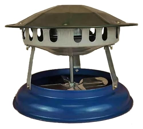 CVQJL Ventilador de Tubo de Escape Ventilador de Chimenea, Extractor de Humos para chimeneas, Extractor de Humos de 100 W, máquina de Humo para chimeneas de Techo domésticas.