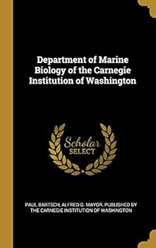 Hardcover Department of Marine Biology of the Carnegie Institution of Washington Book