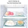 Homelove Plastic Bowl Covers Dish Cover Food Cover, 100pcs Reusable Elastic Stretch Fresh Keeping Covers, Kitchen Dining Cookware Canning Lids Food Bags, Universal Kitchen Plastic Wrap [Colorful] #4