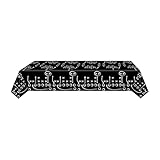Taille et lot : cet ensemble de décorations de football comprend deux nappes de football, chacune de 274 cm de long et 137 cm de large, parfaitement dimensionnée pour couvrir de grandes tables.