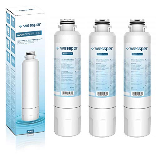 3x Wessper Kühschrank Wasserfilter, Kompatibel mit Samsung DA29-00020B, DA97-08006A-B, HAF-CIN EXP, DA29-00020A, DA29-00019A, DA97-08006,