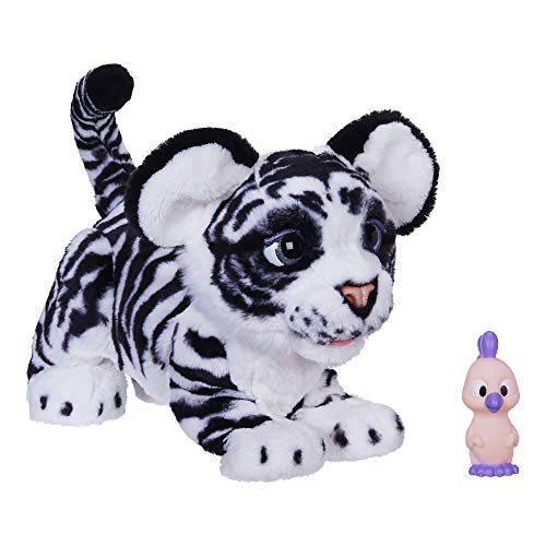 FurReal Roarin’ Ivory, The Playful Tiger Interactive Plush Toy, 100+ Sound-&-Motion Combinations, Ages 4 & Up (Amazon Exclusive)