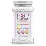 Only Kosher Candy Dehydrated Marshmallows Vanilla Flavors, Gluten Free, Nut Free & Fat Free, Kosher Certified White Pop Mallows in Jar, Perfect for Topping & Baking (large)