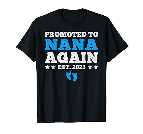 Promoted to Nana Again Anuncio de embarazo Cita divertida Camiseta
