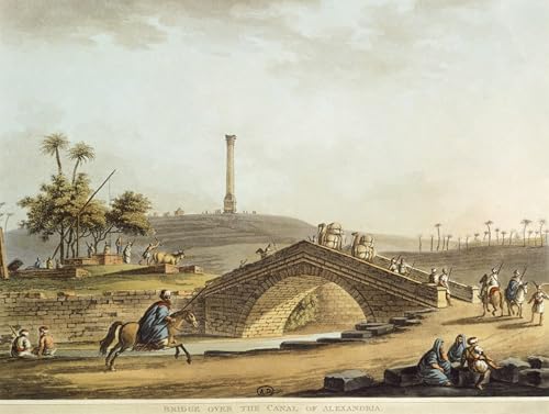 Impression toile Pont d'Égypte Mayer 60x90cm au rendu huile, la finesse de l'art orientaliste