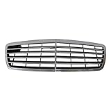 Perfit Liner New Front Chrome Black Grille Grill Compatible With MERCEDES Benz W210 E Class Sedan Wagon E320 E430 Fits MB1200116 2.1088E+13