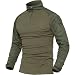 MAGCOMSEN Fishing Shirts for Men Long Sleeve Cotton Training Summer Sport T-Shirt Tactical Army Tee Tshirt