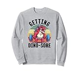 Photo Gallery getting dino-sore, funny dinosaur gym workout bodybuilding felpa Photo Gallery getting dino-sore, funny dinosaur gym workout bodybuilding felpa
