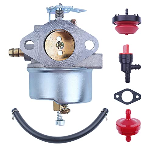 Gubeter Vergaser-Kit, für Tecumseh Hm70 Hmsk80 Hmsk90 4-Takt-Schneefräse Schneefräsen, 632334A, 632334, 632111, 640334A, 632370A,