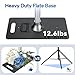 Qoolfoto Pipe and Drape Backdrop Stand Kit 9.2x9.2ft, Adjustable Heavy Duty Photography Background Frame with Metal Flat Base & Carry Bag for Wedding, Parties, Events, Trade Shows- Silver