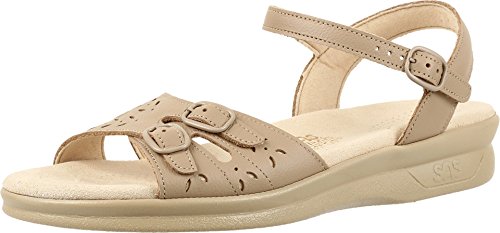 Image of Natural Leather Duo Sandals by SAS