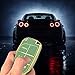 XIYANG TRADE for Jeep Key Fob Cover with Keychain, Soft TPU Key Case Shell Full Protection Suitable for Jeep Grand Cherokee Renegade Compass Durango Charger Dodge Challenger (Green)