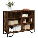 Étagère polyvalente : le buffet étroit offre de la place pour les livres, la vaisselle et la décoration dans le salon, le couloir ou la chambre à coucher - Armoire de rangement pratique de 101 cm de large et panneaux en bois robustes...
