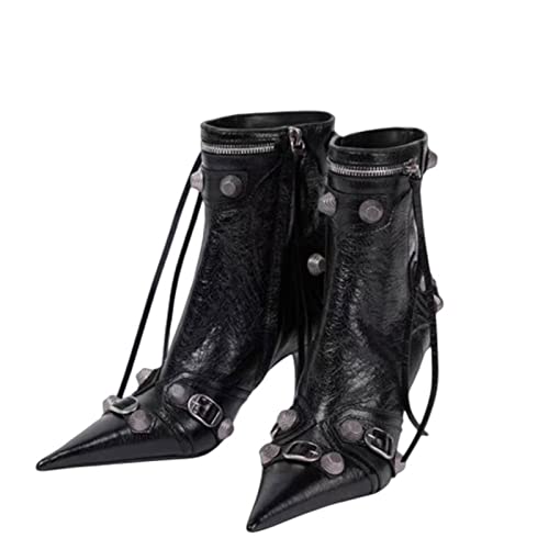 Bottines stiletto à boucle en métal pour sublimer vos pieds fatigués