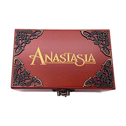 Youtang Anastasia Jewelry Music Box with Mirror Laser Engraved Wood Musical Box Wind up Musical Gift for Her Him Girlfriend Boyfriend(Melody: Once Upon A December, Gold Movement) - Thumbnail 2